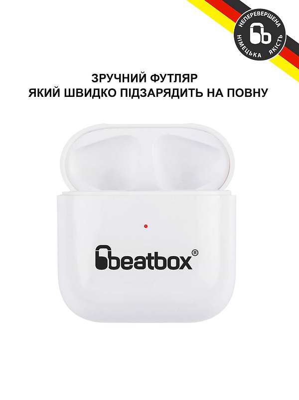 Фото - Навушники вкладиші бездротові TWS BeatBox PODS PRO Mini white (bbppromw)