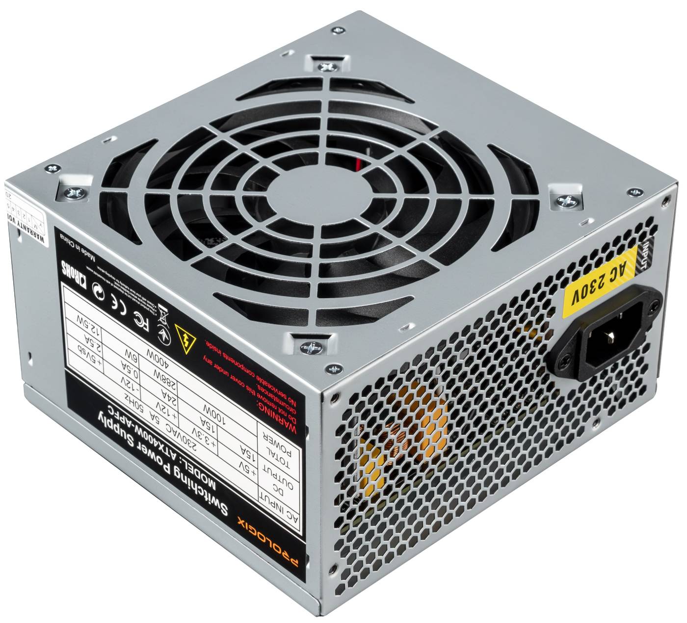 Блок питания для ПК ProLogix 400W Bulk (E)