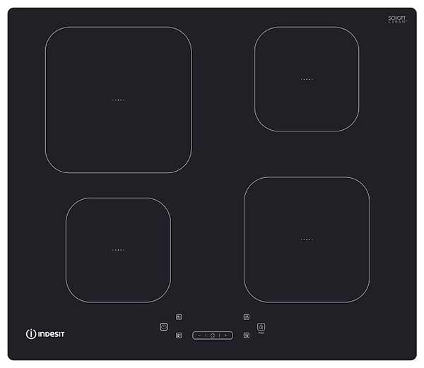 Фото - Духовой шкаф + варочная панель индукционная Indesit IFWS 4841 JH BL+IS 83Q60 NE