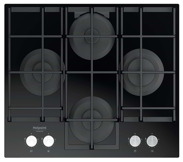 Фото - Духова шафа + варильна поверхня газова Hotpoint-Ariston FA2841JHBLHA + HAGS61FBK