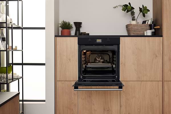 Фото - Духова шафа + варильна поверхня газова Hotpoint-Ariston FA2841JHBLHA + HAGS61FBK