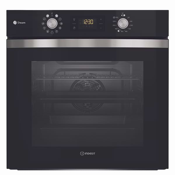 Фото - Духовой шкаф + варочная панель индукционная Indesit IFWS 4841 JH BL+IS 83Q60 NE