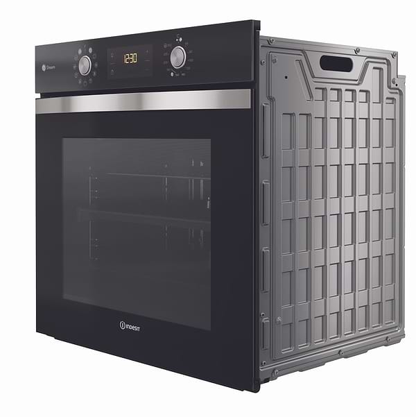Фото - Духовой шкаф + варочная панель индукционная Indesit IFWS 4841 JH BL+IS 83Q60 NE