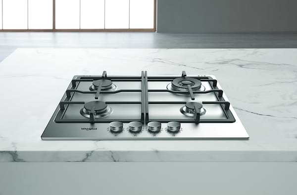 Фото - Варильна поверхня газова Whirlpool TKRL661IXEU