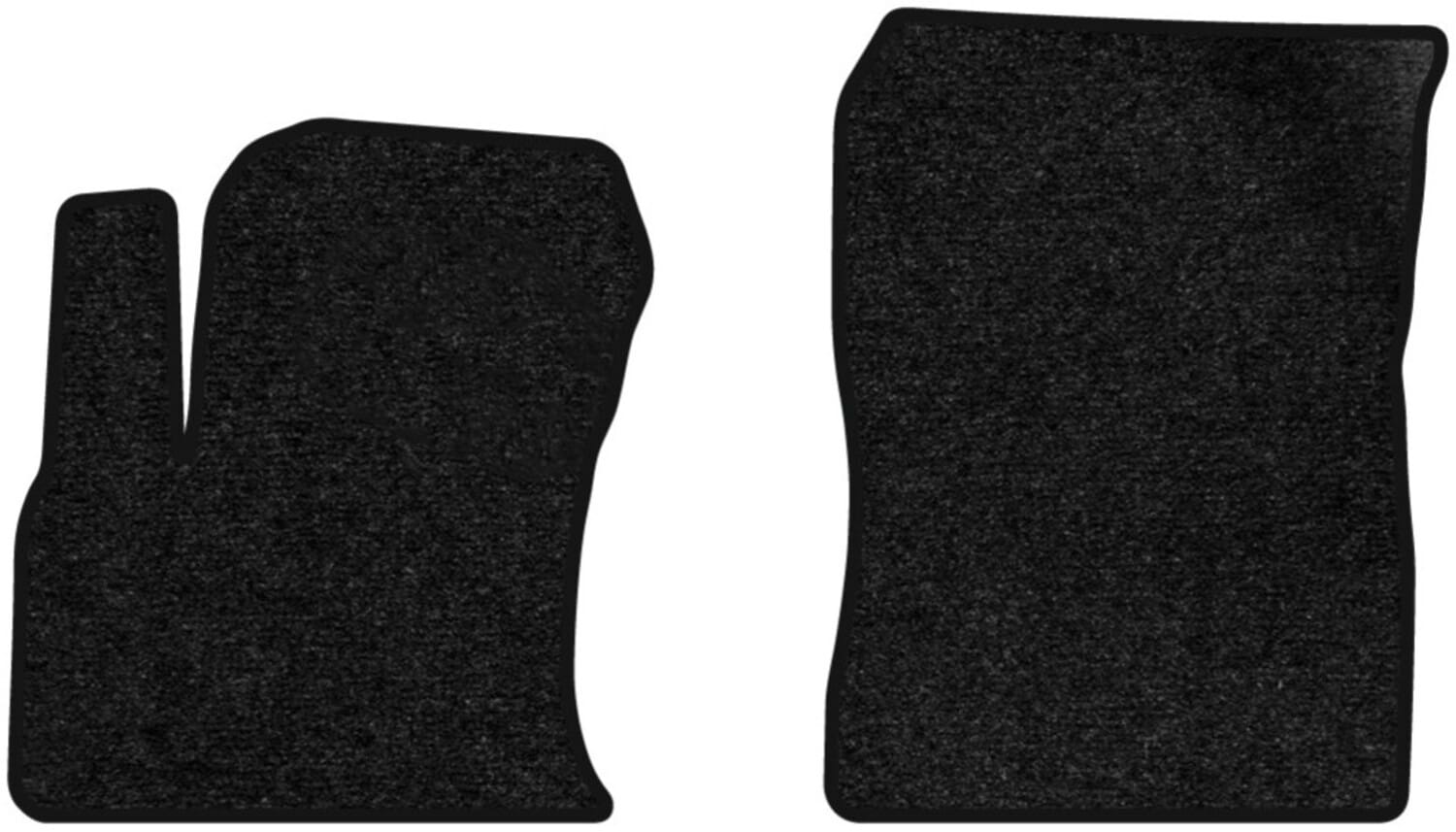 Коврики ворсовые в салон авто EVAtech Standard для Dongfeng E11K 2018 1 поколение Sedan China черный кант DG43656A2VEB