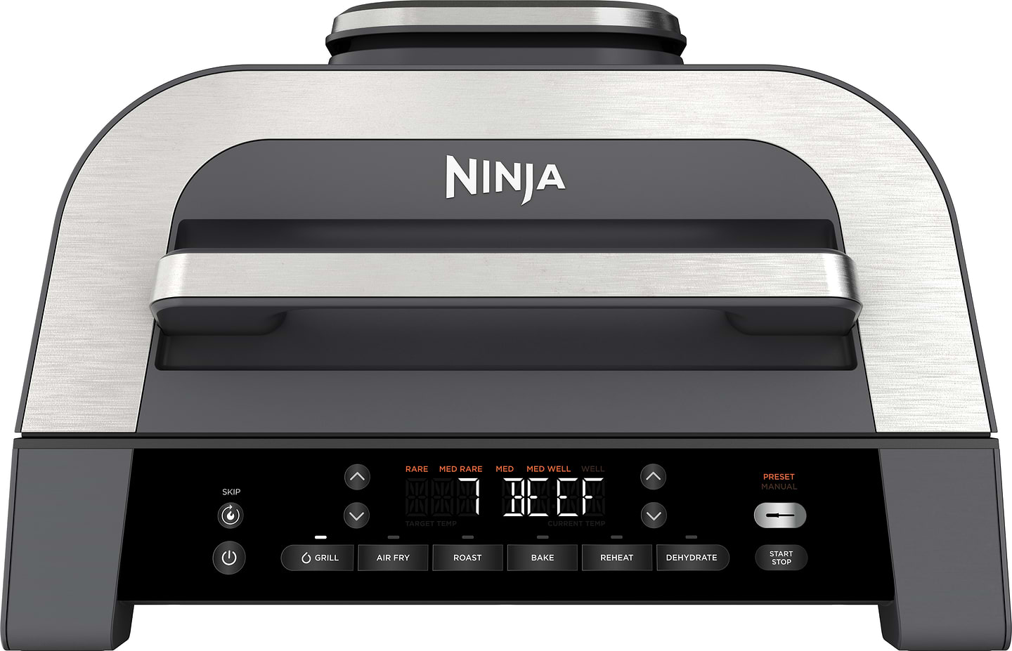 Гриль-барбекю электрический Ninja Foodi MAX Air Grill & Air Fryer с Сooking probe (DG551EU) - Фото 1