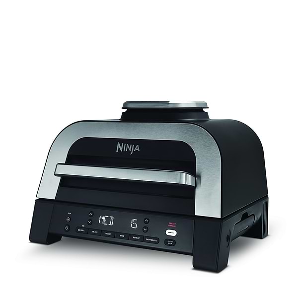 Фото - Уцінка - Гриль-барбекю електричний Ninja Foodi MAX Air Grill & Air Fryer з Сooking probe (DG551EU)