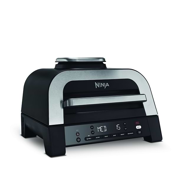 Фото - Уцінка - Гриль-барбекю електричний Ninja Foodi MAX Air Grill & Air Fryer з Сooking probe (DG551EU)