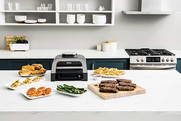 Фото - Уцінка - Гриль-барбекю електричний Ninja Foodi MAX Air Grill & Air Fryer з Сooking probe (DG551EU)