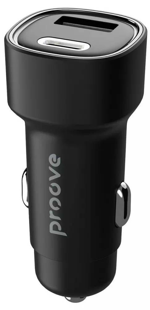 Автомобильное зарядное устройство Proove Flash 48W Type-C + USB black (CCFL48111201)