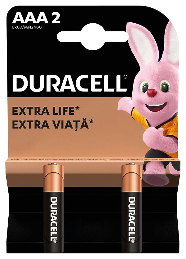 Фото - Батарейка тип AAA Duracell MN-2400 (LR-03) 2шт.