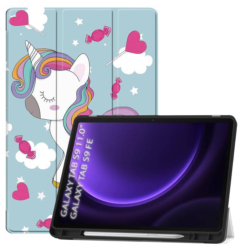 Чохол для планшета BeCover Flexible TPU Mate for Samsung Galaxy Tab S9 (SM-X710/SM-X716)/S9 FE (SM-X510/SM-X516B) 11.0" Unicorn (712536) - Фото 1