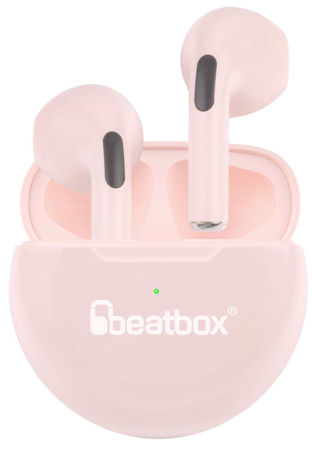 Наушники вкладыши беспроводные TWS BeatBox PODS PRO 6 pink (bbppro6p) - Фото 1