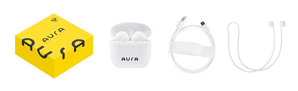 Фото - Наушники вкладыши беспроводные TWS Aura 1 White (TWSA1W)