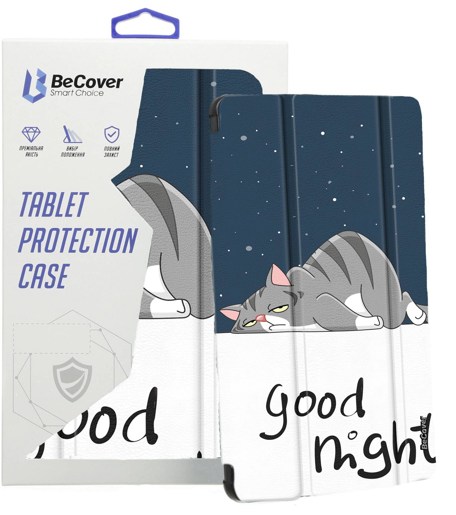 Чехол для планшета BeCover Flexible TPU Mate for Samsung Galaxy Tab A9 Plus SM-X210/SM-X215/SM-X216 11.0" Good Night (710349)