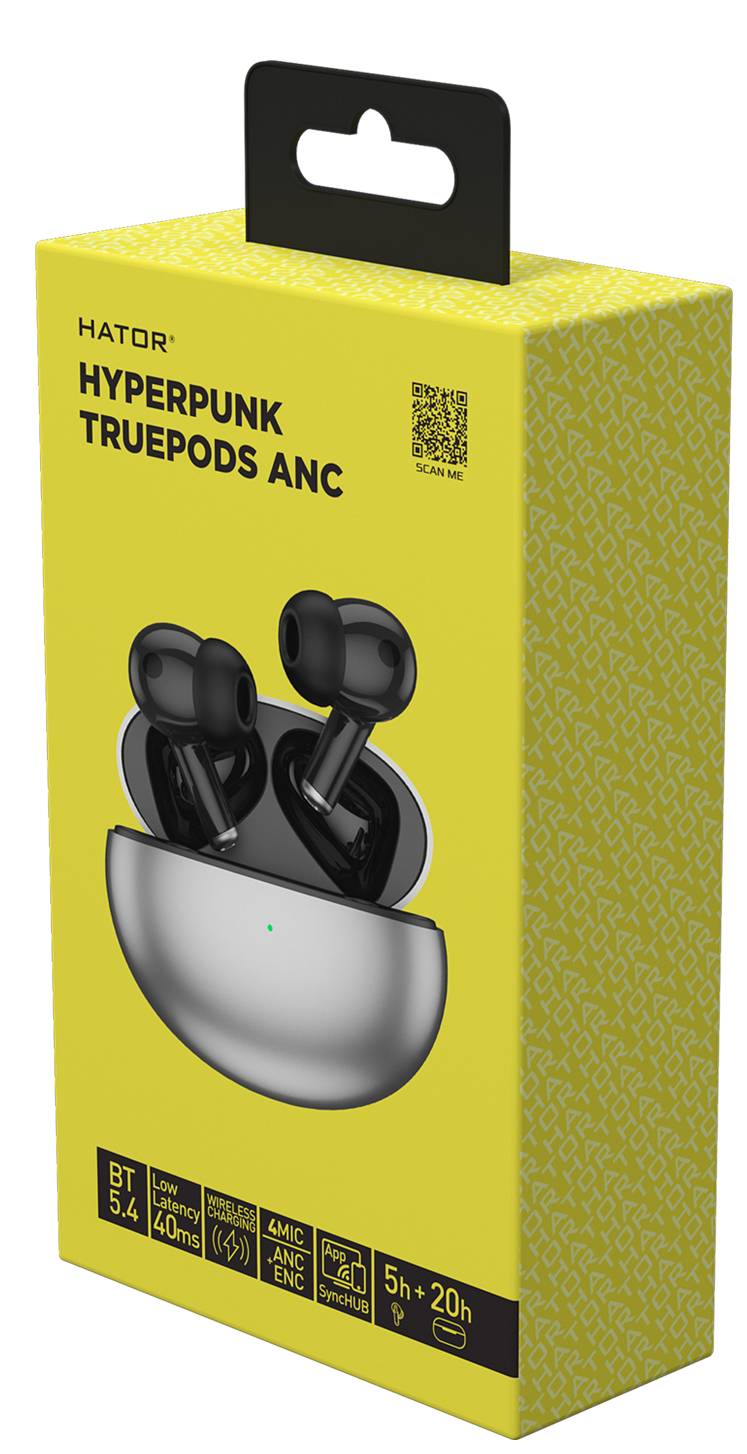 Фото - Навушники вкладиші бездротові TWS Hator Hyреrpunk Truepods (HTA430)