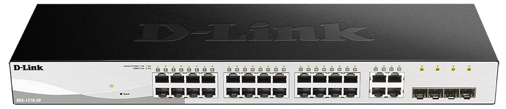 Коммутатор локальной сети (Switch) D-Link DGS-1210-28/FL2A - Фото 1