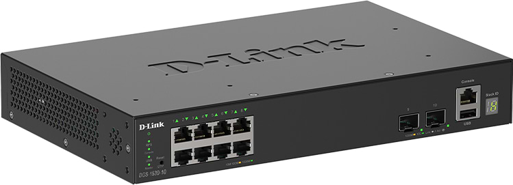 Коммутатор локальної мережі (Switch) D-Link DGS-1530-10