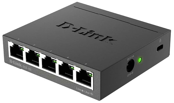 Фото - Коммутатор локальной сети (Switch) D-Link DGS-105
