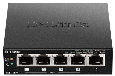 Фото - Коммутатор локальной сети (Switch) D-Link DGS-1005P/E