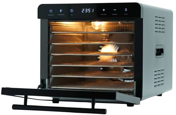 Фото - Сушарка для фруктів та овочів Tekhniko DH-06D-BK