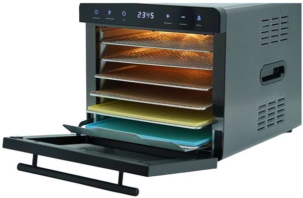 Фото - Сушарка для фруктів та овочів Tekhniko DH-06D-BK