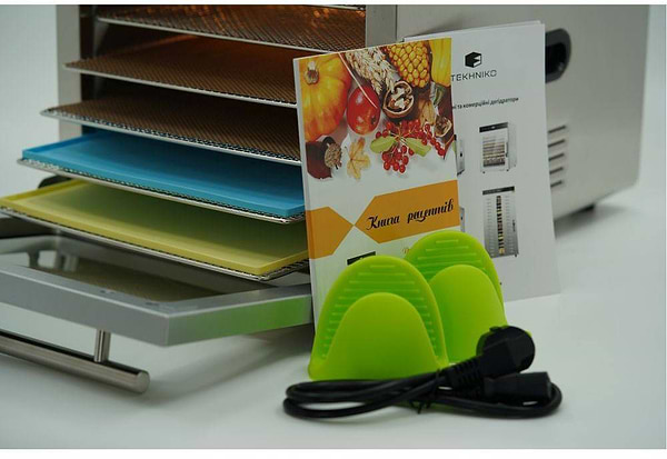 Фото - Сушарка для фруктів та овочів Tekhniko DH-06D-SS