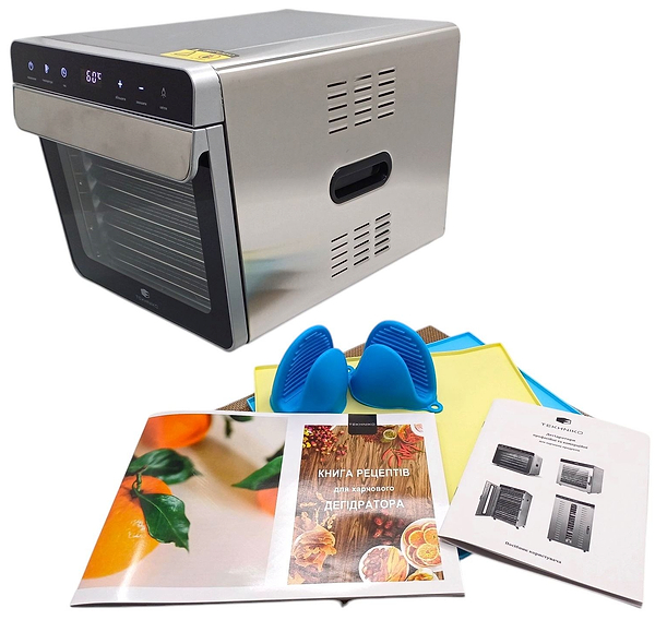 Фото - Сушилка для фруктов и овощей Tekhniko DH-08A-SS