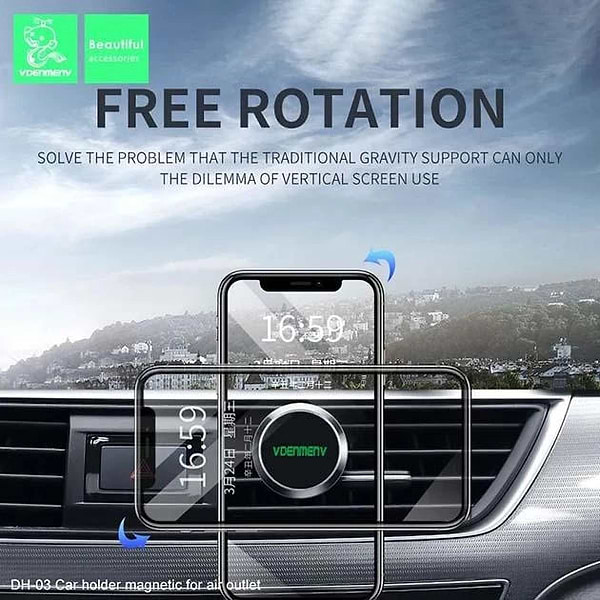 Фото - Автодержатель Denmen DH03 Black