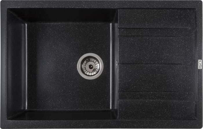 Мойка кухонная Ventolux Diamante (Space Black) 765x485x200