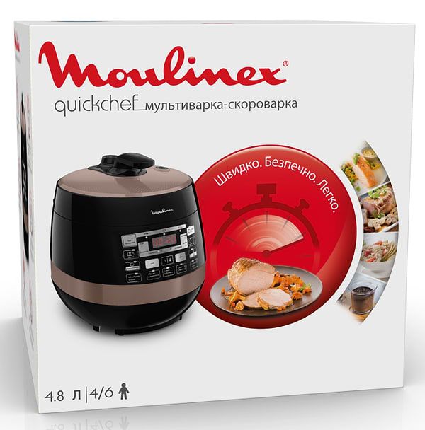 Фото - Уценка - Мультиварка-скороварка Moulinex CE430A34