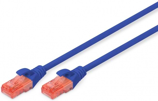 Кабель патч-корд Digitus CAT 6 UTP 0.25 м Blue (DK-1617-0025/B)