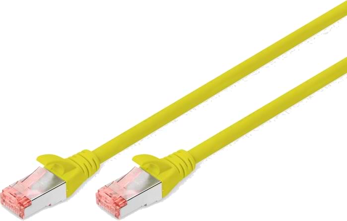 Кабель патч-корд Digitus CAT 6 S-FTP 1 м AWG 27/7 LSZH Yellow (DK-1644-010/Y)
