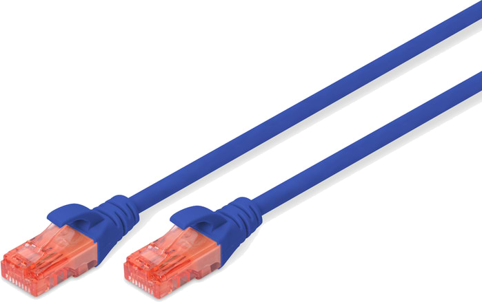 Кабель патч-корд Digitus CAT 6 UTP 0.5 м AWG 26/7 Cu LSZH Blue (DK-1617-005/B)