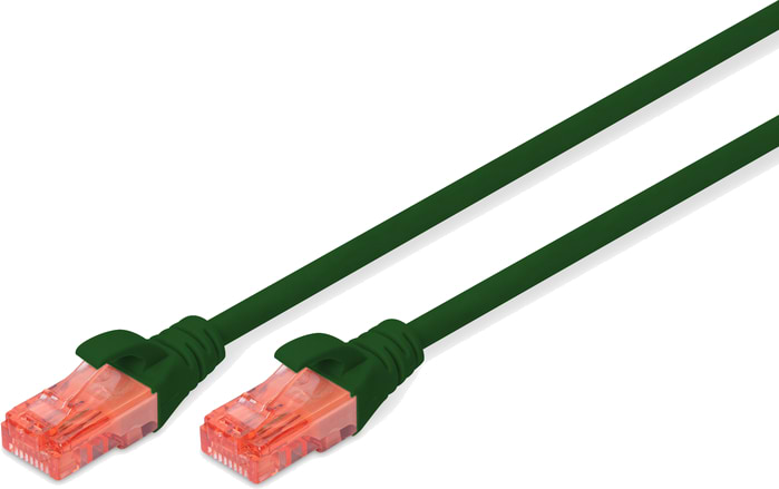 Кабель патч-корд Digitus CAT 6 UTP 0.5 м AWG 26/7 Cu LSZH Green (DK-1617-005/G)
