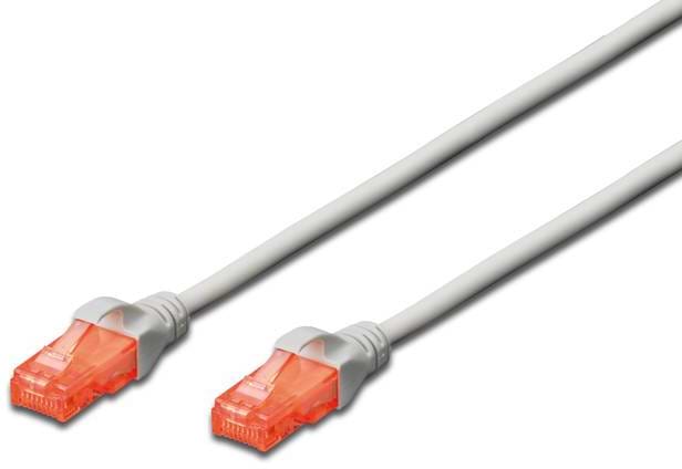 Кабель патч-корд Digitus CAT 6 UTP, 10м, DK-1617-100 Gray - Фото 1
