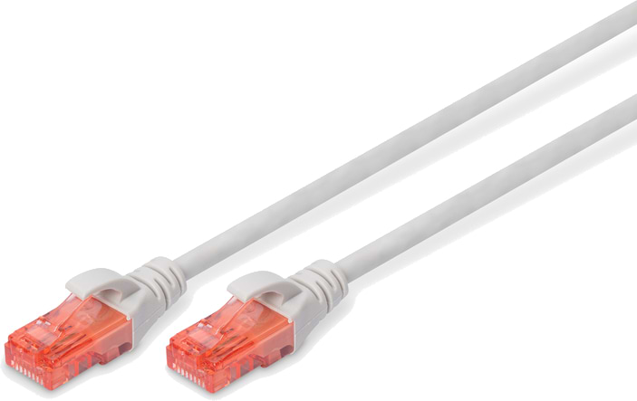 Кабель патч-корд Digitus CAT 6 UTP 3 м AWG 26/7 Cu LSZH White (DK-1617-030/WH)