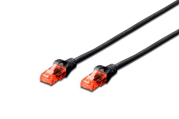 Фото - Кабель патч-корд Digitus CAT 6 UTP 5м Black (DK-1612-050/BL)