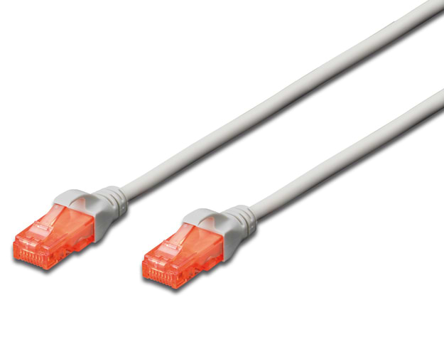 Кабель патч-корд Digitus CAT 6 UTP 5м Gray (DK-1612-050)