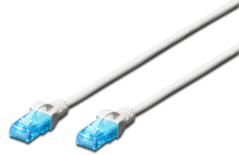 Кабель патч-корд Digitus CCA CAT 5e UTP 1m (DK-1512-010/WH) White