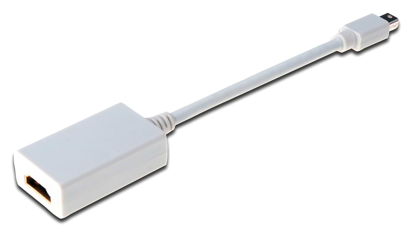 Адаптер Mini Display Port-HDMI Digitus Mini DisplayPort to HDMI (AK-340404-001-W)