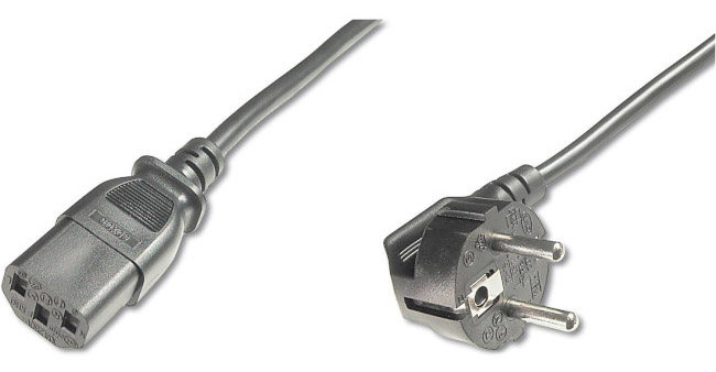 Кабель питания Digitus Schuko90/M - C13/F 5.0m Black (AK-440100-050-S)