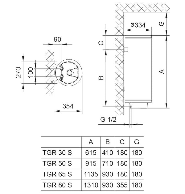 Фото - Водонагрівач Tiki PRIME MS 50V9  SUPER SLIM