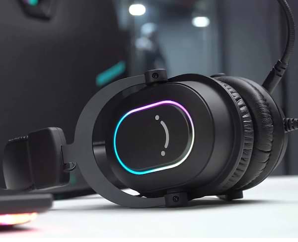 Фото - Гарнитура проводная игровая Fifine Black RGB (H6)