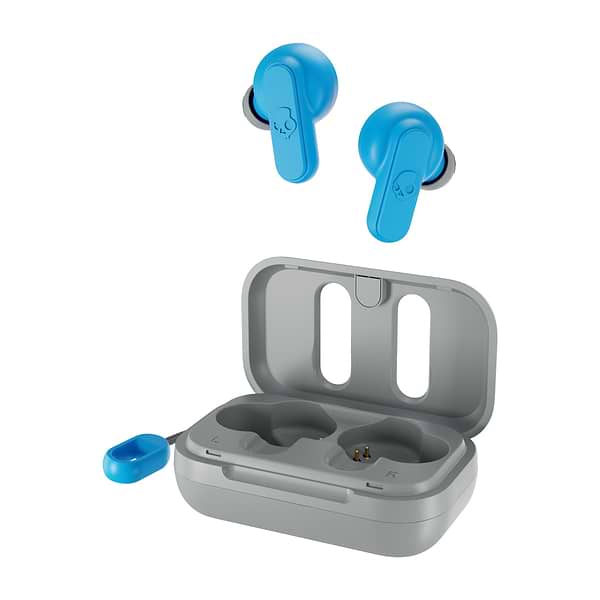 Фото - Наушники вкладыши беспроводные TWS Skullcandy DIME Light Grey/Blue (S2DMW-P751)