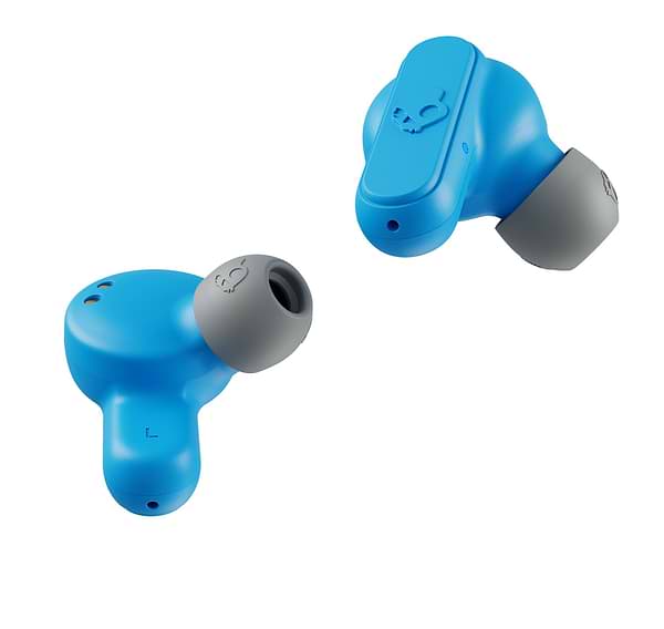 Фото - Наушники вкладыши беспроводные TWS Skullcandy DIME Light Grey/Blue (S2DMW-P751)