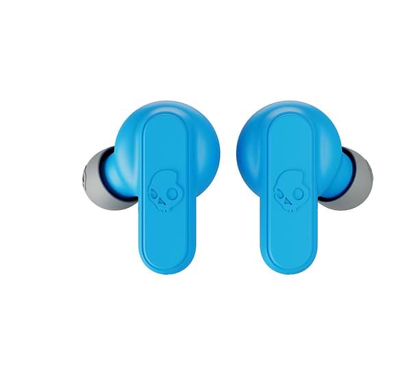 Фото - Наушники вкладыши беспроводные TWS Skullcandy DIME Light Grey/Blue (S2DMW-P751)