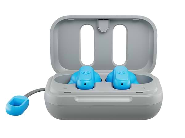 Фото - Наушники вкладыши беспроводные TWS Skullcandy DIME Light Grey/Blue (S2DMW-P751)
