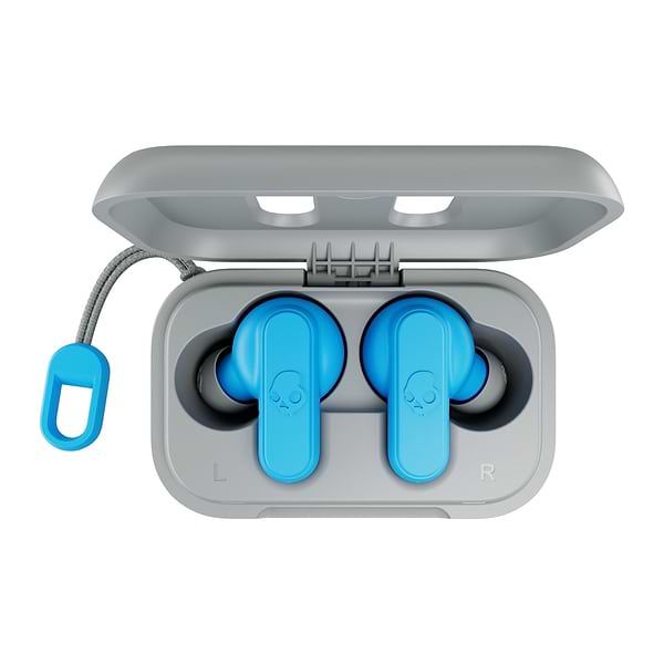 Фото - Наушники вкладыши беспроводные TWS Skullcandy DIME Light Grey/Blue (S2DMW-P751)