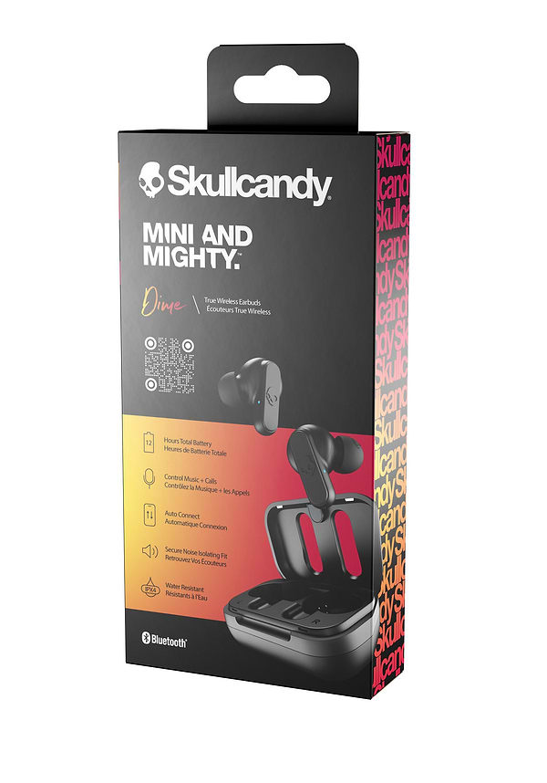 Фото - Наушники вкладыши беспроводные TWS Skullcandy DIME True Black (S2DMW-P740)
